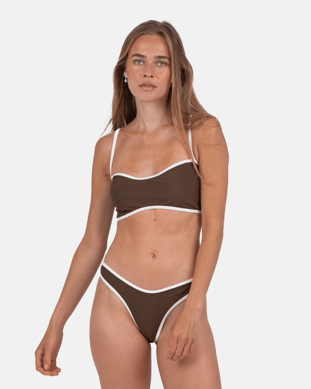 Bikini Top Brun | Skagen - clothing.dk